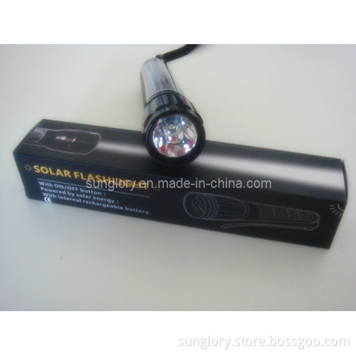 Solar Flashlight for Outdoor Use